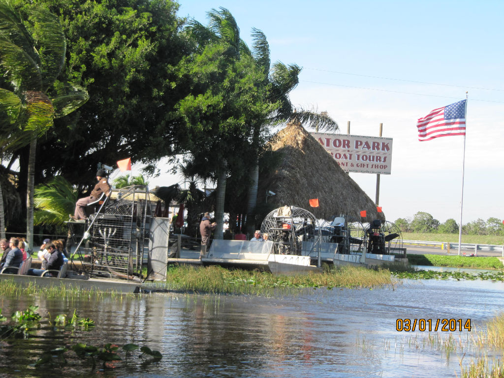 Gator Park en Everglades, Florida