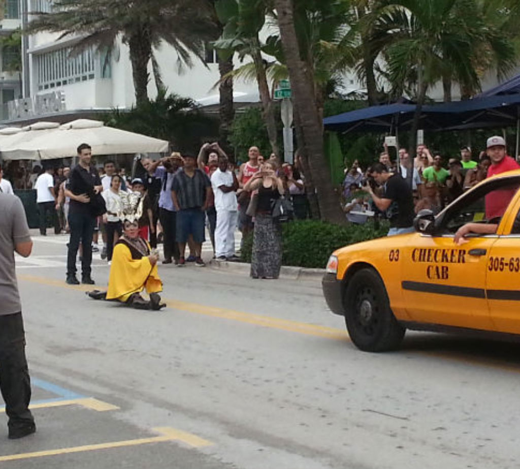 Show gay en la calle, Ocean Driive, Miami Beach