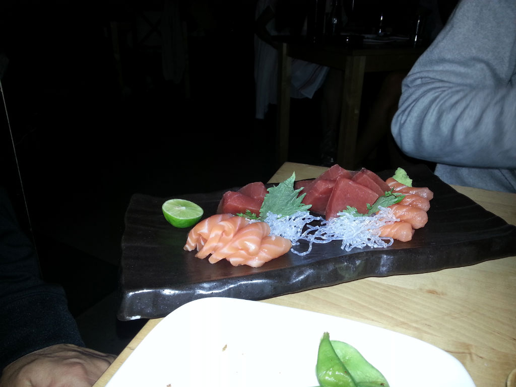 Sashimi en Pubbelly de Miami Beach