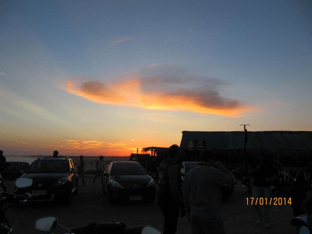 Atardecer en Punta del Diablo