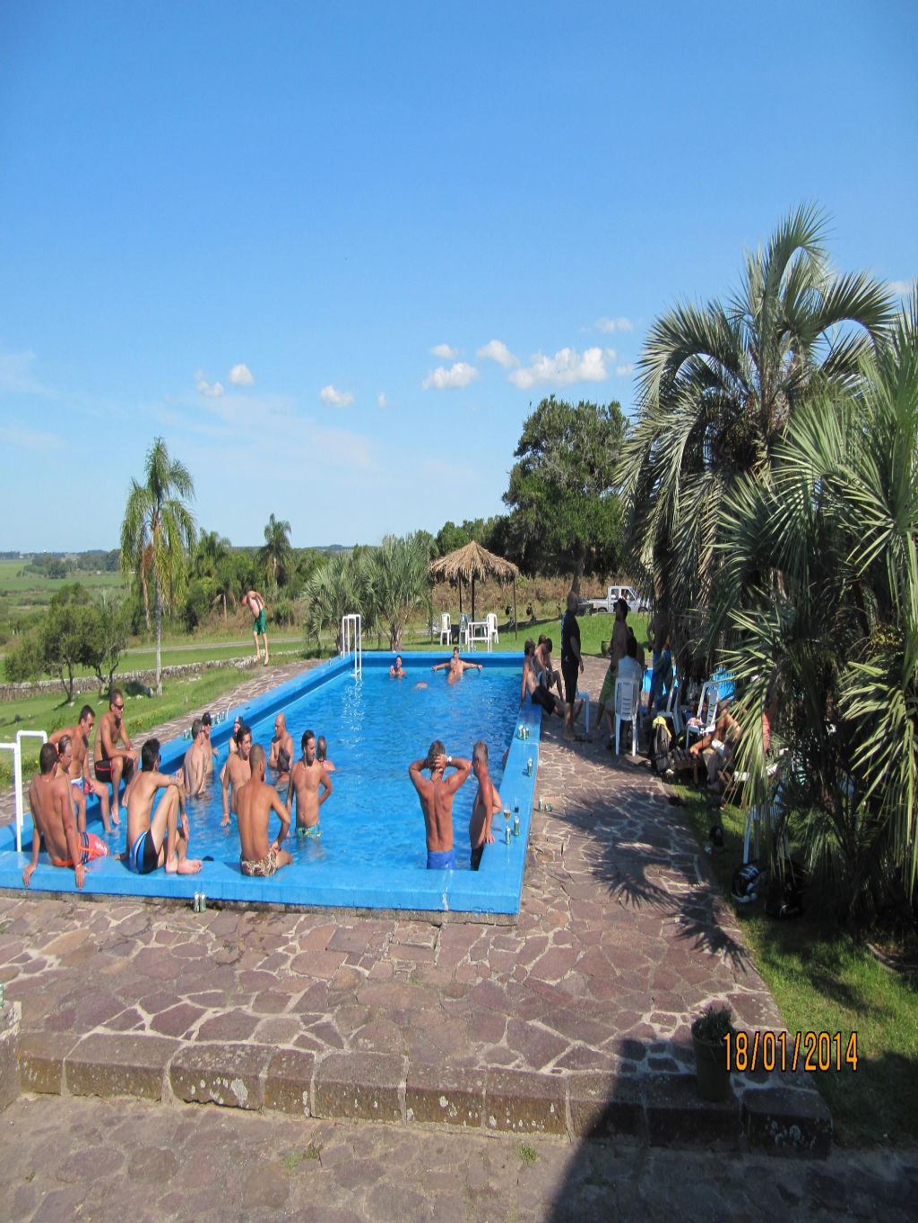 Que buena estaba la piscina!