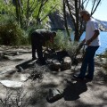 Asado en el Cañón del Atuel